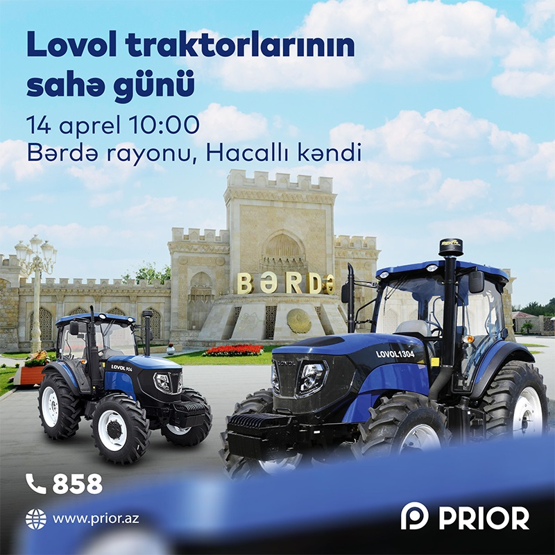Bərdə rayonunda Lovol traktorlarının sahədə nümayişi