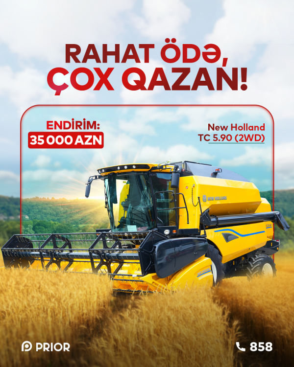 “New Holland TC 5.90” (2WD) | 35 000 AZN ENDİRİM!