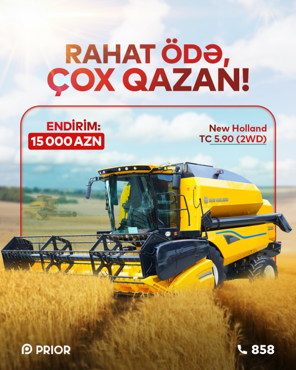 “New Holland TC 5.90” (2WD) | 15 000 AZN ENDİRİM!