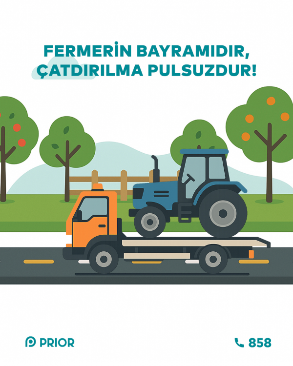 TRAKTORLARA PULSUZ ÇATDIRILMA!